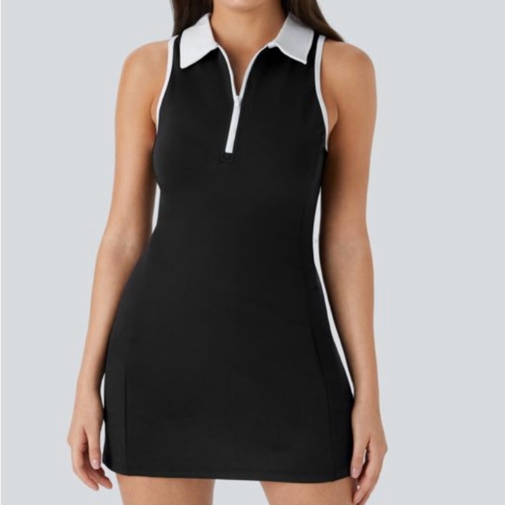 HALARA Women's Dress - Black and White